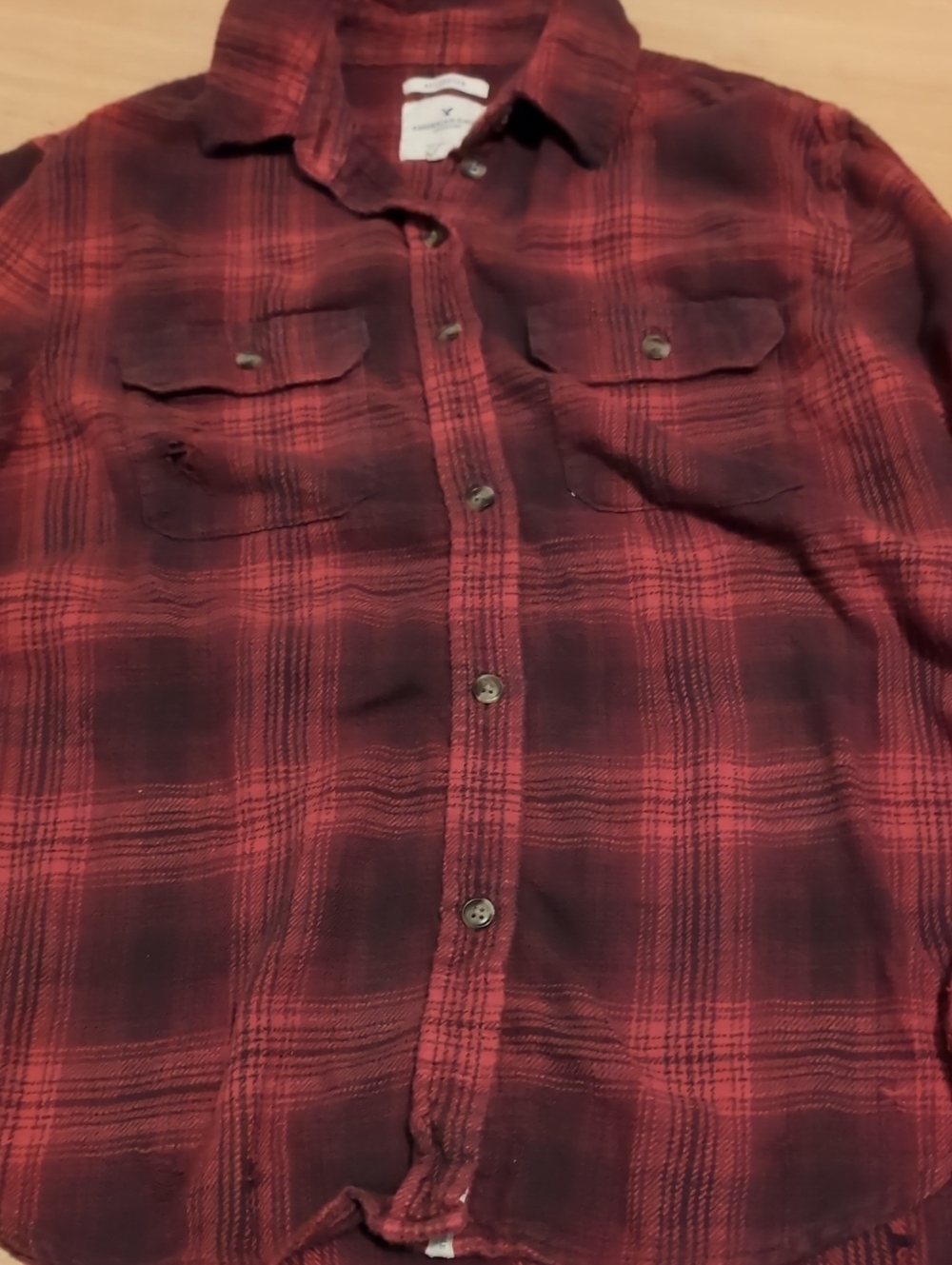 Abercrombie & Fitch, Hollister And Tommy Hilfiger Plaid Flannel Shirts - Picture 8 of 8